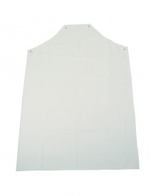 Pack of 10 PVC aprons white 48" x 36"